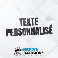 Stickers Lettrage Personnalisé
