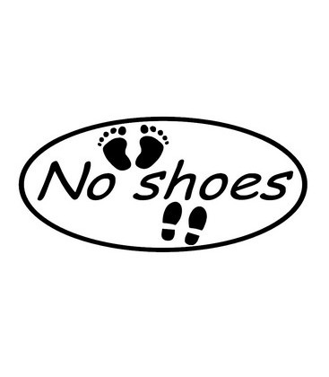 No shoes