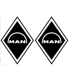 Stickers Losange MAN