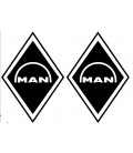 Stickers Losange MAN