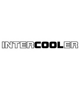 x2 Sticker INTERCOOLER