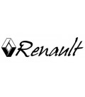 Stickers logo Renault et lettrage