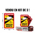 3 Stickers OFFICIEL ANGLES MORTS